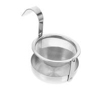 UKCOCO Filtre à Thé Acier Inoxydable avec Maillage Fin Accessoire Pratique pour Tasses et Théières Design Accroche Cup Wall pour Infusion Facile