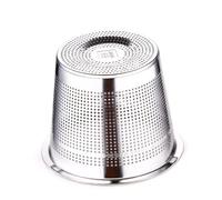 UKCOCO Filtre à Thé Inox avec Passoire Fine Infuseur Large pour Tasse Unique Infusion et Épices Nettoyage Facile Design Fond Plat Antidérapant