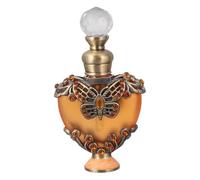 UKCOCO Flacon De Parfum Rechargeable En Verre 10 Ml Cœur Design Cuivre Léger Pour Voyage Et Usage Personnel