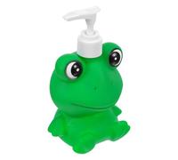 UKCOCO Flacon Distributeur de Lotion 300 ML en Plastique Vert Motif Grenouille, Distributeur de Savonnette pour Garçon et Filles, Gel Bébé, Lotion de Voyage pour Salle de Bain Garçon