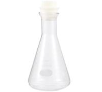UKCOCO Flacons Coniques 500ml en Verre avec Bouchon pour Laboratoire Chimie et Manipulations Étudiants