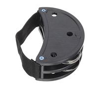 UKCOCO Foot Tambourines à Double Rangée avec Sangle Réglable Instrument de Percussion Pied Métallique pour Adultes Créateur de pour Fêtes et Concerts