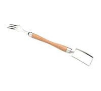UKCOCO Fourchette Coupe Pastèque Inox Double Tête Trancheuse Fruits Multifonction Pratique et Sécurisée pour Cubes et Tranches