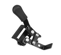 UKCOCO Frein de Fauteuil Roulant Électrique en Fer Noir Structure Plate Fixe, Fonctionnement Facile et Fiable pour Fauteuils de Transport en Usage Urbain Quotidien