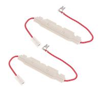 UKCOCO Fusible Haute Tension 5kv 0,85a en Plastique Blanc Lot de 2 Pièces Accessoire de Remplacement Solide pour Micro-ondes pour Four à Micro-ondes