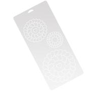 UKCOCO Gabarits de Couture Pratiques Règle Patchwork Facile à Glisser Maintenir en Pp Blanc pour Quilting Outil pour Débutants en Travaux de Tissu