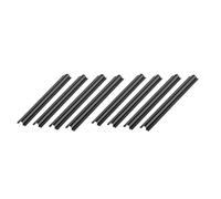 UKCOCO Gaine pour Conduite de Voiture Noire en PVC Résistante à l'abrasion, Lot de 8 Pièces pour Organiser et Protéger Les Câbles la Voiture