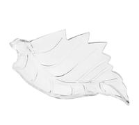 UKCOCO Gamelle pour Crevettes et Poissons en Acrylique Transparent Ventouse, Bol Moyen Feuille pour Aquarium d'eau Douce et Marine, Mangeoire Stable pour Nourrissage Bassin et Aquarium