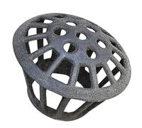 UKCOCO Garde-gouttière Fonte Drain Rond Anti-obstruction Filtre Descente Eaux Pluviales Protection Caniveau Extérieure Couleur Aléatoire Couleur Aléatoire