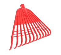 UKCOCO Garden Rake Plastique Garden Garche À Pelouse Rake Head Arbuste Rake Head Leaf Rake Head Remplacement pour Le Jardinage De La Ferme De Pelouses Rouge