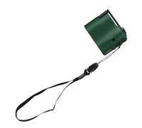 UKCOCO Générateur à Manivelle Portable USB pour Camping et Randonnée, Chargeur de Secours Manuel Compact Vert Batterie Externe et Lampe LED Intégrée