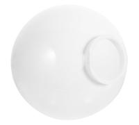 UKCOCO Globe Acrylique Blanc pour Lampe dExtérieur, Abat-jour Sphérique Ø 25 cm, Couverture Résistante à la Poussière et Étanche, Accessoires pour Lampadaire de Jardin
