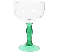 UKCOCO Gobelet Cactus Élégant 400ml Verre Transparent Créatif Pour Bar Et Hôtel Réutilisable