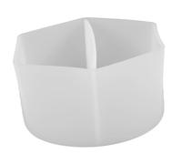UKCOCO Gobelets Fendus en Silicone pour Peinture Résine Epoxy, Outils de Mélange, 2 Compartiments, Matériel Artistique, Réutilisables, Usage DIY Artisanat, pour Couleur Aléatoire