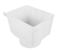 UKCOCO Gouttière de Collecte Eau Pluviale Adaptateur de Descente Gouttière PVC pour Système de Drainage Installation Facile et Performances