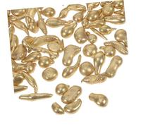 UKCOCO Grain de Laiton pour Moulage Bijoux Matériau de Coulée Doré Résistant Approprié pour Sculpter Gravure et Fabrication Artisanale de Bagues Pendentifs et Statues