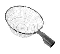 UKCOCO Grand Filet de Pêche en Fil Métallique Tressé Diamètre 25 Cm Grosse Capacité pour Lac Rivière et Bateau Filet de Pêche Solide et Multifonction Professionnel Portable