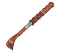 UKCOCO Gratte-dos en Bois Marron Extensible Pratique et Sûr pour Adultes, Outil de Massage du Dos pour Soulager les Démangeaisons et Favoriser la Relaxation