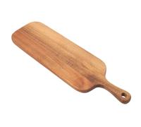 UKCOCO Grosse Planche à Découper Bois Rectangulaire Poignée Surface Lisse et Texture Agréable lors de Dîners en Famille pour Planches de Charcuterie et Apéritifs