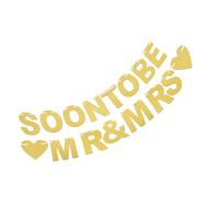 UKCOCO Guirlande de Fanions Mariage Style Européen et Américain Jaune en Papier Léger Réutilisable Facile à Suspendre pour Décoration Intérieure de Fête