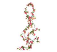 UKCOCO Guirlande De Fleurs Artificielles en Forme De Marguerite Décoration De Vigne Guirlande De Fleurs Printanières Guirlande De Fausses Vignes Guirlande De Printemps Guirlande