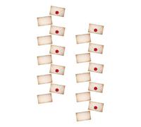 UKCOCO Guirlande en Papier Fanions D'halloween Enveloppes à Décorer, Bannière Joyeuse Halloween pour Fête D'garçon et Filles, Décoration Thème Sorcier, Matériel Solide et Élégant