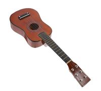 UKCOCO Guitare Bois pour Garçon Fille Instrument Musical Miniature avec Cordes Réglables Éducatif pour Débutants Garçons et Filles Cadeau Anniversaire