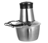 UKCOCO Hachoir Électrique Multifonction Bol Inox Vitesses Pour Viande Légumes Ail Cuisine Familiale Conforme Ue