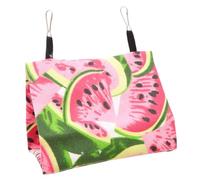 UKCOCO Hamac Nid De Perroquet Suspendu en Toile Résistante Taille m 25x15x18 Cm pour Cage D’intérieur Usage Intérieur Oiseaux Perroquets