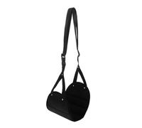 UKCOCO hamac pour les pieds avion de hamac de pied repose-pieds de voyage pour les en avion repose-pieds en fixation repose-pieds pour chaise hamac Toile Noir