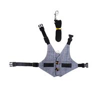 UKCOCO Harnais pour Lapin Combinaison Créative Veste Légère avec Corde De Traction Portable Et Laisse pour Petit Animal