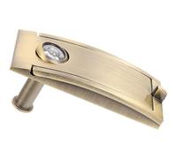 UKCOCO Heurtoir de Porte en Alliage de Zinc Œilleton, Structure Carrée, Résistant à L'Usure, Destiné aux Portes d'Entrée Sécurisées