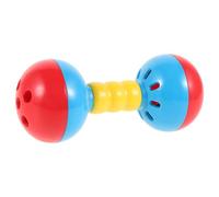 UKCOCO Hochet Double Tête Portable Plastique pour Garçon Fille Musical Éveillant la Motricité Améliore la Coordination des Tout-petits Adapté Aux Garçons et Filles Couleur Aléatoire