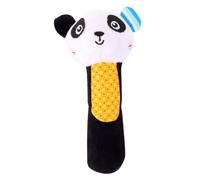 UKCOCO Hochet Peluche Panda Noir et Blanc Éveil Doux et Léger pour Garçon Fille Favorise la Motricité Reconnaissance des Couleurs Dès la Naissance