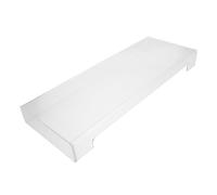 UKCOCO Housse Clavier Transparente Acrylique Protection Anti-poussière Et Étanche Couvre Clavier Résistant à Usure Accessoire Clair Et Facile à Installer