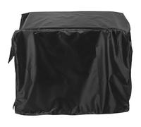 UKCOCO Housse de Cage pour Chien en Tissu Oxford Noir 79x50,8x53 Cm, Protection Extérieure Imperméable et Anti-poussière pour Chenil, Fourniture pour Animaux Intimité et Confort