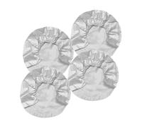 UKCOCO Housse De Pneu Camping-Car 4 Pièces 210d Tissu Oxford Argenté 73x73 Cm Protection Urine Chien Poussière Soleil Adaptée Roues Camion Saison Estivale