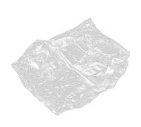 UKCOCO Housse de Pouf Transparent en PVC 60x40x60 Cm Fermeture Éclair, Chaise Gonflable Imperméable et Siège de Rangement pour Peluches, Pouf Garçon et Filles Multifonction pour Chambre