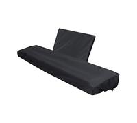 UKCOCO Housse de Protection Extensible pour Clavier de Piano Touches Composite Doux et Couvre Clavier Poussière et Rayures pour Piano Électronique Noir