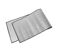UKCOCO Housse Latérale Réfléchissante pour Réfrigérateur Vertical, Argenté | Film Aluminium et Coton, Modèle 170x50x0,5 Cm, Protection Saisonnière pour Frigos Extérieurs