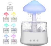 UKCOCO Humidificateur Diffuseur Nuage 450ml Blanc Veilleuse 7 Couleurs