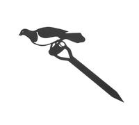 UKCOCO Insert des œuvres Ornement de pelouse avec des Animaux décor Cour en Plein air Oiseau Piquet de Guidage de Tuyau d'arrosage Guide-Tuyau Art du Jardin en métal Art de Jardin Le Fer