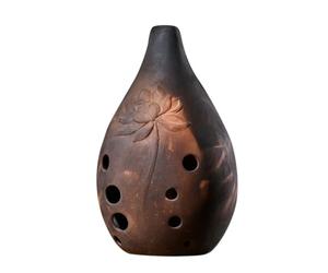 UKCOCO Instrument Xun En Céramique 10 Trous, Flûte Chinoise Ancienne, Son Clair Et Correct, Pour Débutants Et Performers Plusieurs styles