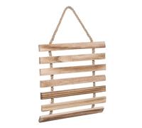 UKCOCO Jardinière Bois Suspendue pour Plantes Treillis Vertical Extérieur Support Murale Jardinière Balcon Échelle Fleurs Résistante Intempéries