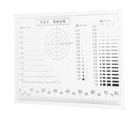 UKCOCO Jauge de Mesure Transparente Polyvalente pour Contrôle de Fissures et Taches Règle Graduée Précise pour Marquage Jauge Épaisseur Outil de Traçage et Contrôle de Plaquettes de