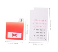 UKCOCO Jeu de Cartes de Bridge Plastique Conformes Aux Kit Portable Réutilisable pour Enchères Accessoires de Jeu Intérieur de Cartes pour Parties