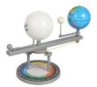 UKCOCO Jeu Éducatif de Planétarium de Trois Globes Soleil Outil Pédagogique pour Modèle Rotatif Système Solaire des Événements Astronomiques