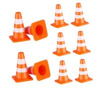 UKCOCO Jeu Éducatif Mini Panneaux de Signalisation pour Garçon et Filles 50 Pièces Jouet de Circulation Panneaux de Route Accessoires pour Simulation de Apprentissage