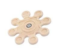 UKCOCO Jouet à Mâcher Rotatif pour Chinchilla Accessoire Enrichissant Bois Naturel Jouet De Dentition Amusant pour Environnement Intérieur Et Extérieur