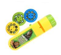 UKCOCO Jouet De Projection Lampe Torche De Projection Garçon Et Filles Taille Compacte Motifs Animaliers Couleur Vive Jouet Interactif Éducatif pour Éveil Stimulation Cognitive sans Pile